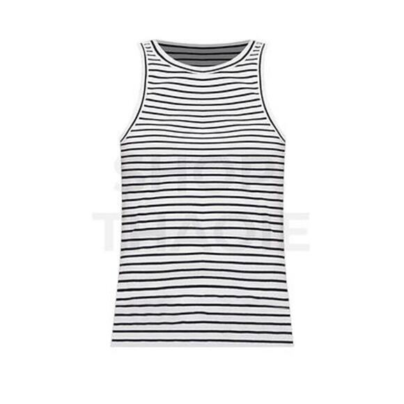 TUCKERNUCK Black Stripe Foley Rib Racerback Tank Size M NWT - Picture 7 of 7